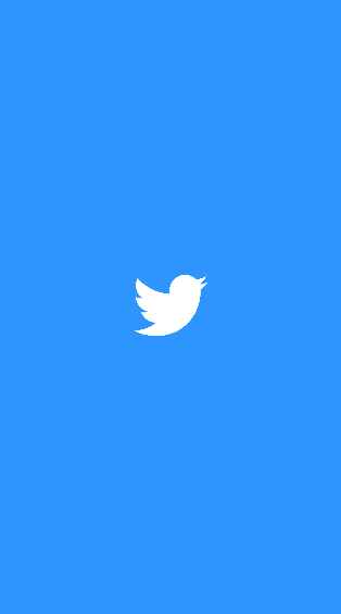 Twitter style Splash Screen View Grows to reveal the Initial view behind