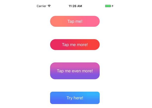 Với UIButton gradient background Swift 5, bạn có thể tạo nên những nút bấm đẹp mắt hơn và dễ thu hút sự chú ý. Hãy xem hình ảnh liên quan để khám phá thêm về tính năng này.