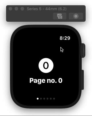 HPageView_watchOS
