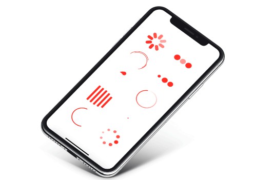 High Performance Custom Dot Loading Indicator in iOS
