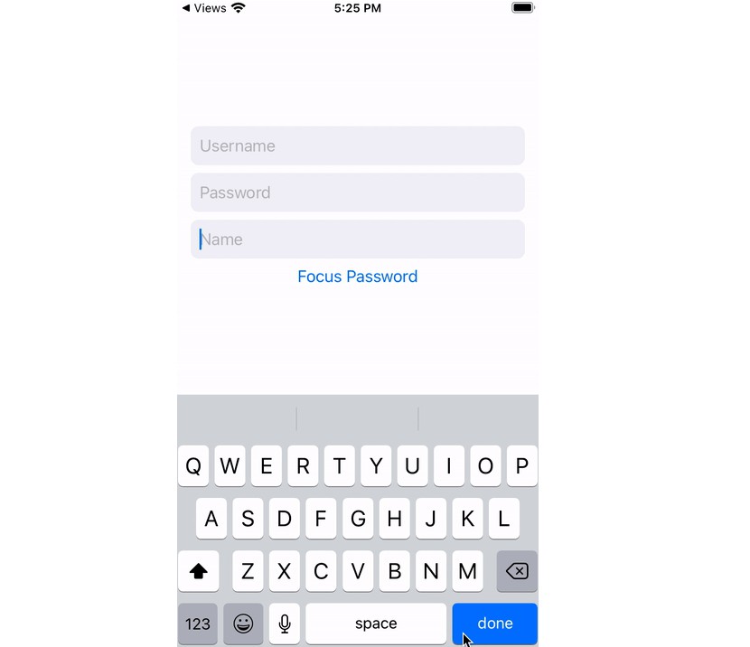 text field focus swiftui