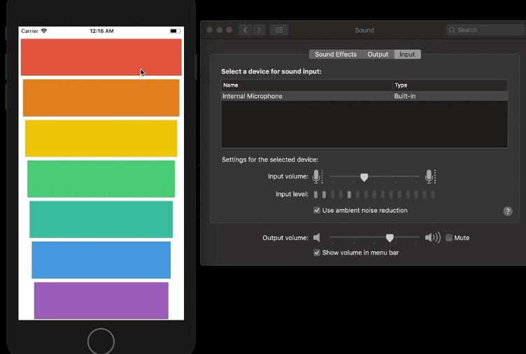 Created a musical instrument app that plays sounds and uses AVFoundation