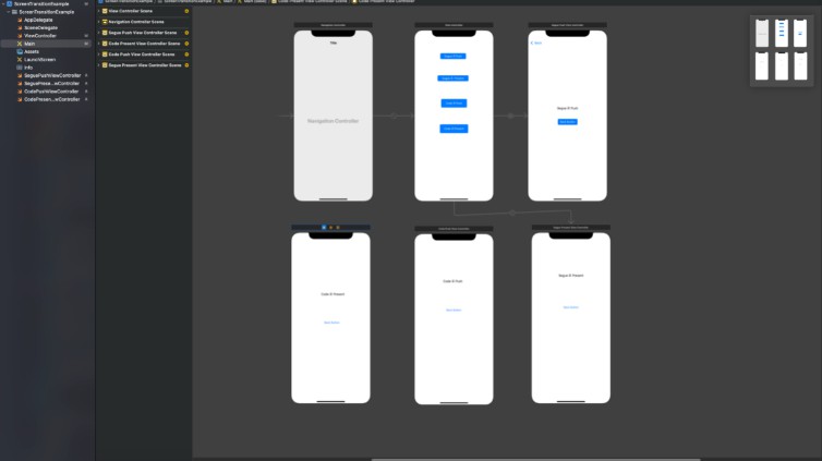 Screen Transition Practice For IOS Screen Transition Practice For IOS