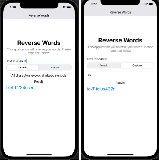 ReverseWord：一个在字符串中反转单词的应用程序