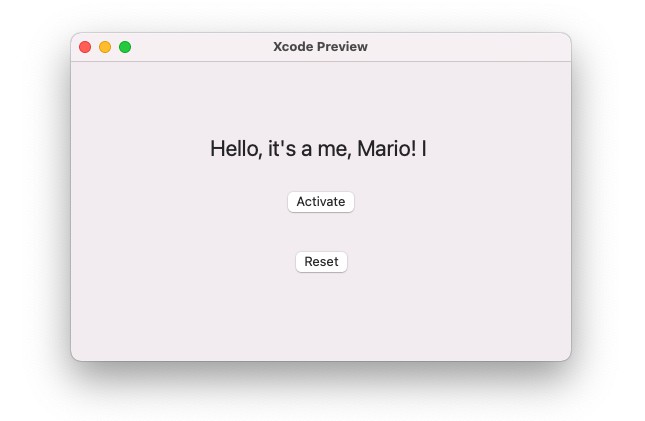 text animation in swiftui