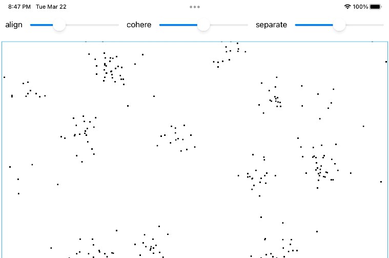 An implementation of Boids