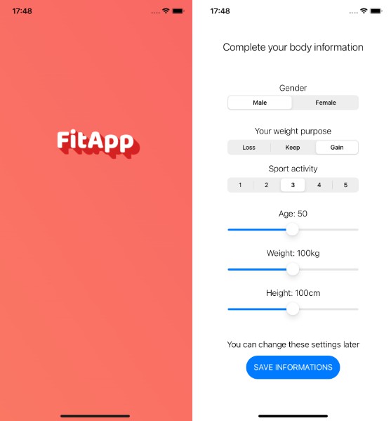 FitApp Built with SwiftUI