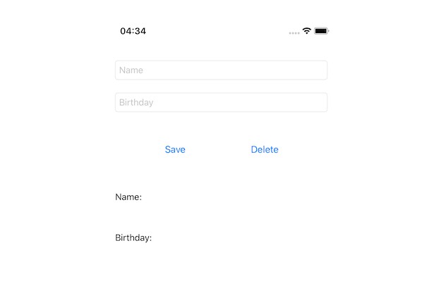 一个简单的应用程序来保存你朋友的姓名和出生日期