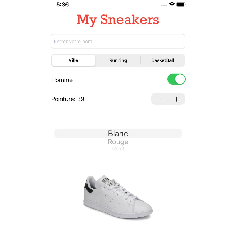sneakers app on computer