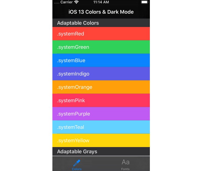 iOS 13 Semantic UI: Dark Mode, Dynamic Type, and SF Symbols