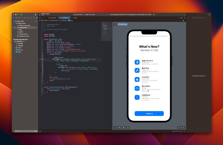 Show What's New with SwiftUI