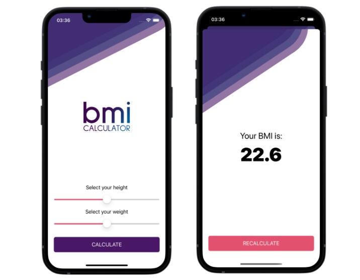 BMI Calculator for iOS with UIKit