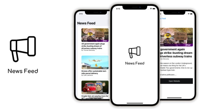 一个简单的iOS应用程序，用于显示新闻