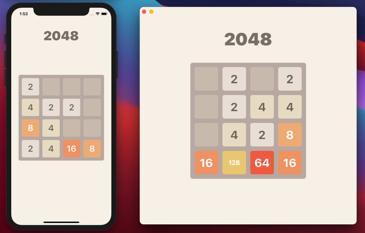 2048 Game Using SwiftUI