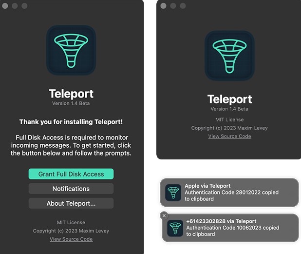 A macOS utility that monitors texts and automatically copies