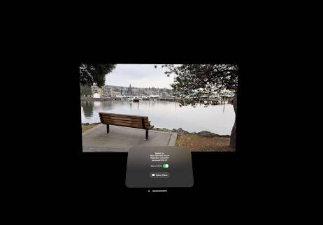 An example spatial/immersive MV-HEVC video player for Apple Vision Pro