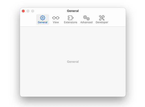 A package for make easier implementing a structure of settings / preferences UI for macOS